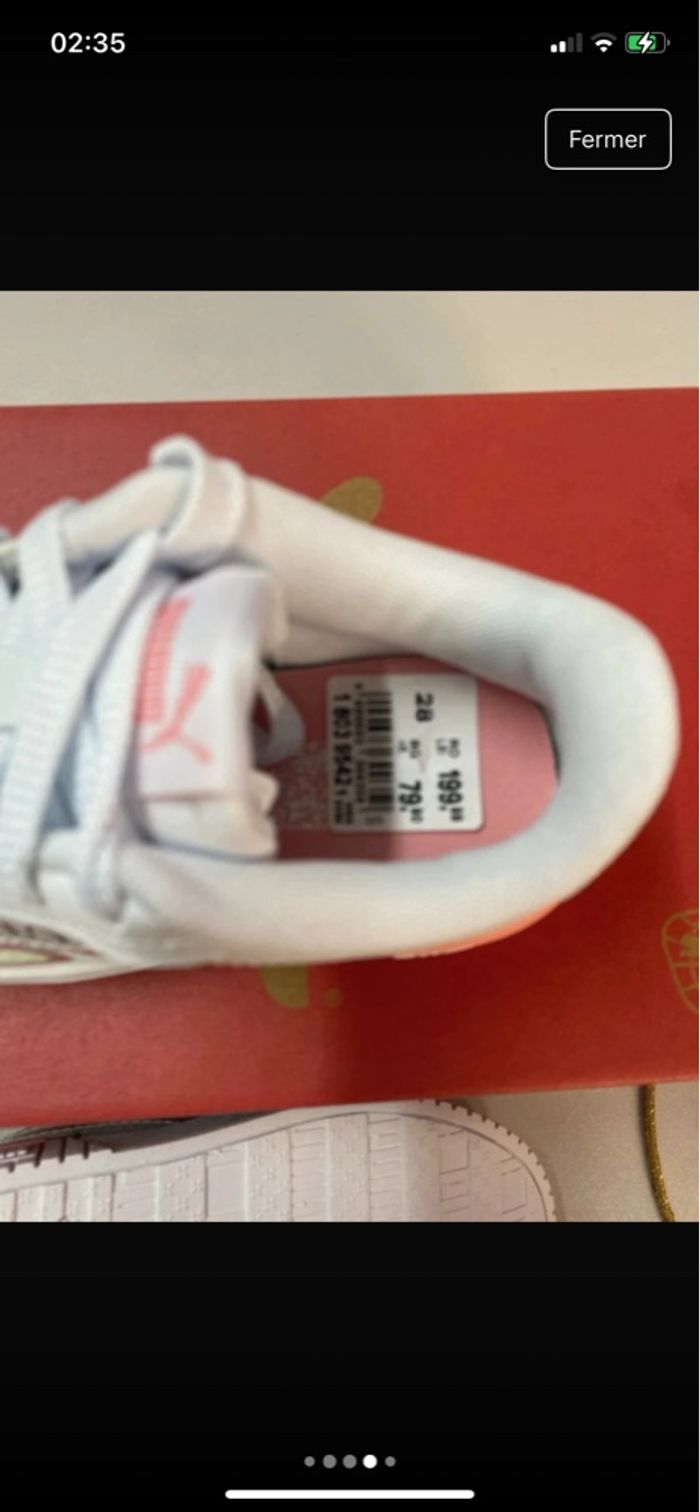 Basket fille - neuf - Puma - Taille 34 - photo numéro 5