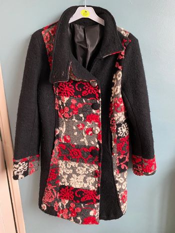 Manteau long d’hiver en laine taille 42