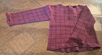 Pull à carreaux