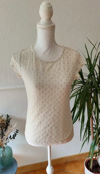 tshirt dentelle