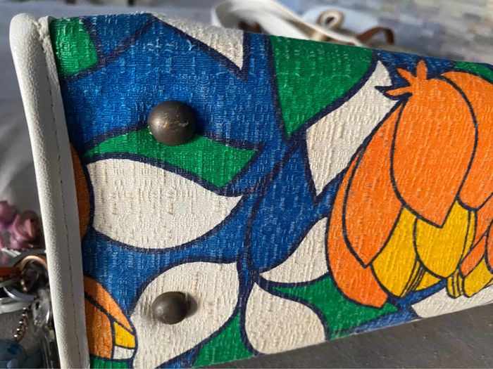 Sac Cabas Vintage à fleur 🌷 - photo numéro 7