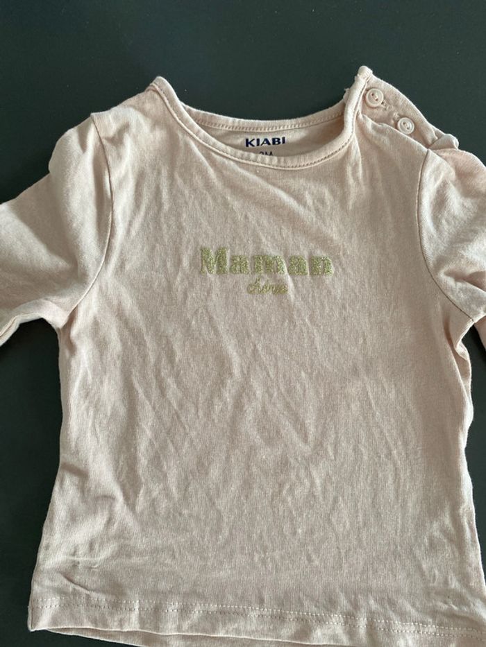 Lot de 3 t-shirt ml kiabi 3 mois - photo numéro 4