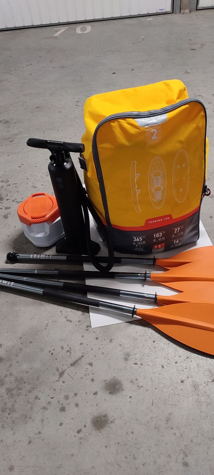 Canoë gonflable Tribord avec accessoires. - photo numéro 4