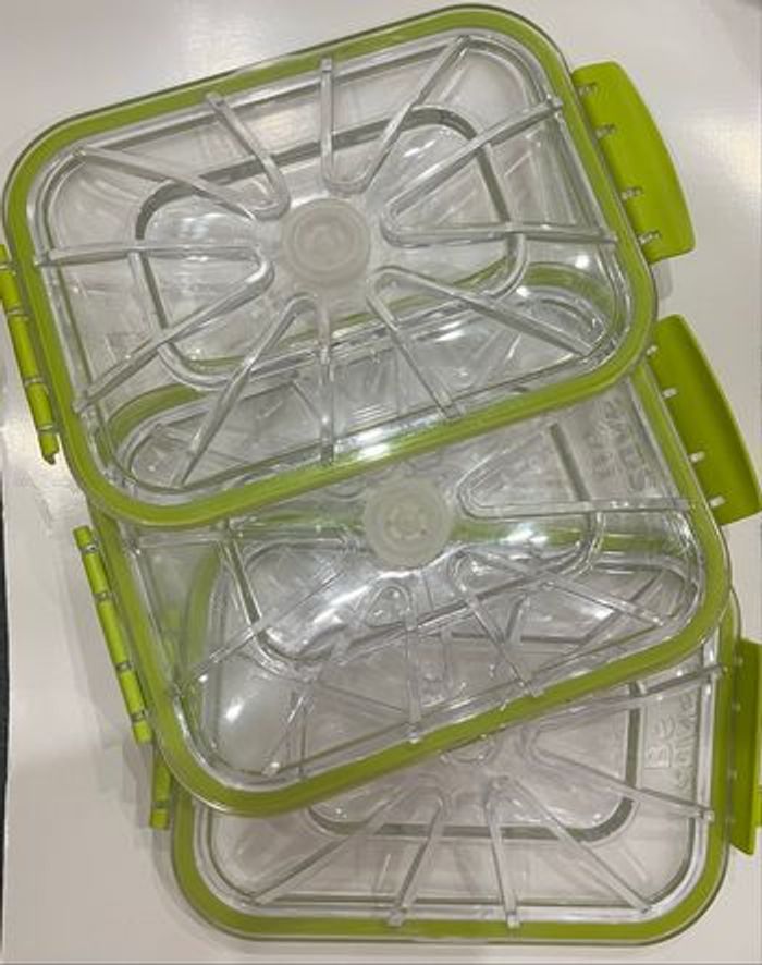 Lot de 3 couvercles lunch box Be Save Guy Demarle