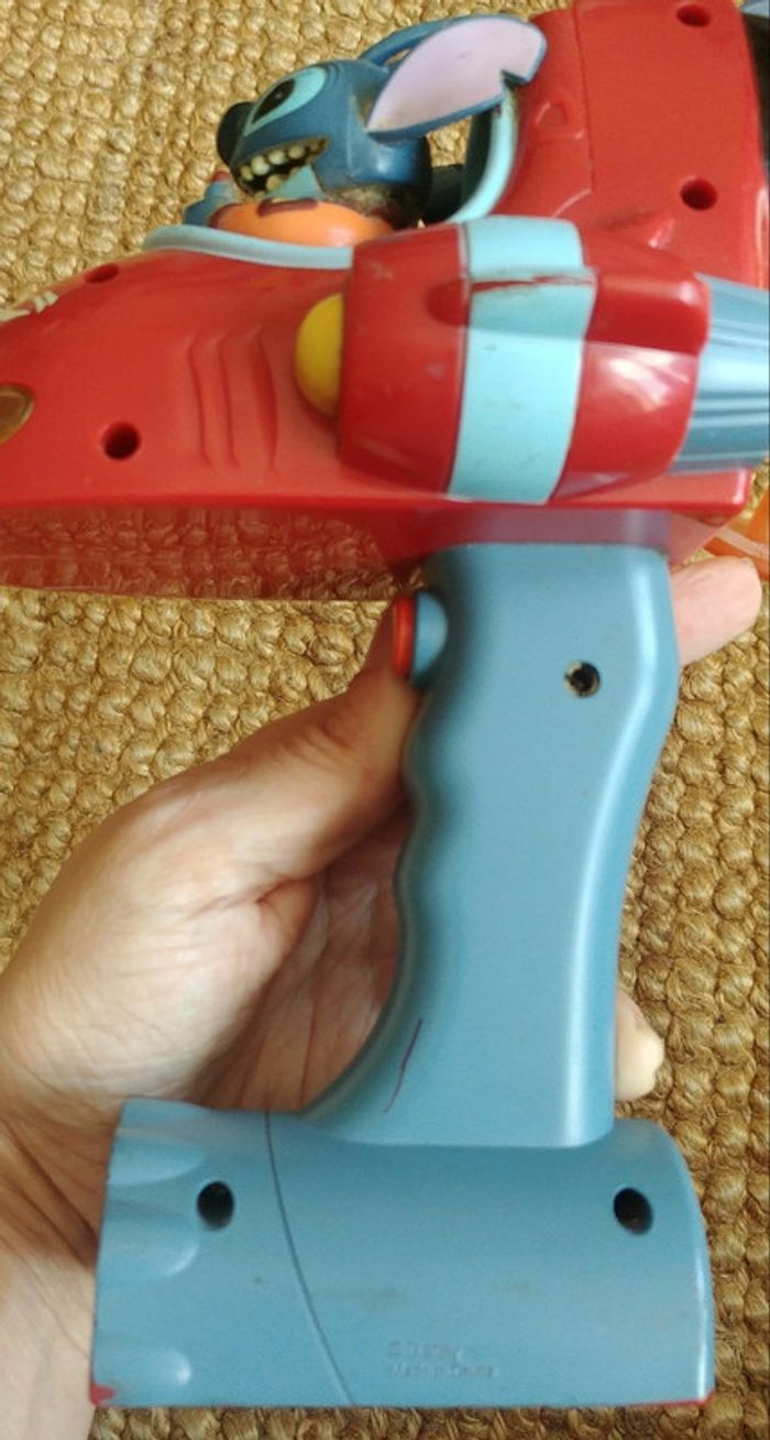 Jouet Disney Lilo and Stitch Space Ship Light up Spinner Disneyland ParisVintage - photo numéro 11