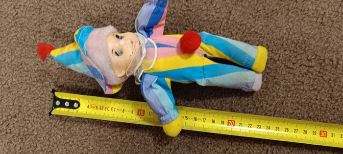 Poupée chiffon clown pierrot garçon - photo numéro 3