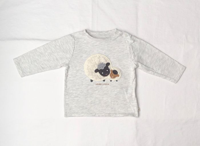 Ensemble t-shirt Obaïbi + pantalon Kiabi 6 mois - photo numéro 4