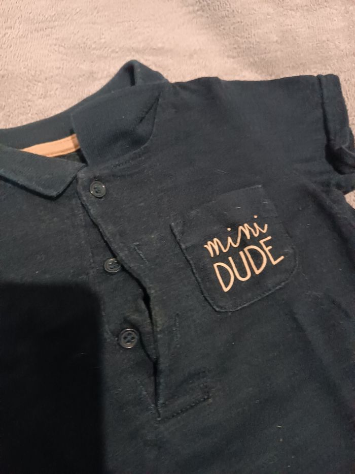 Polo noir - photo numéro 2