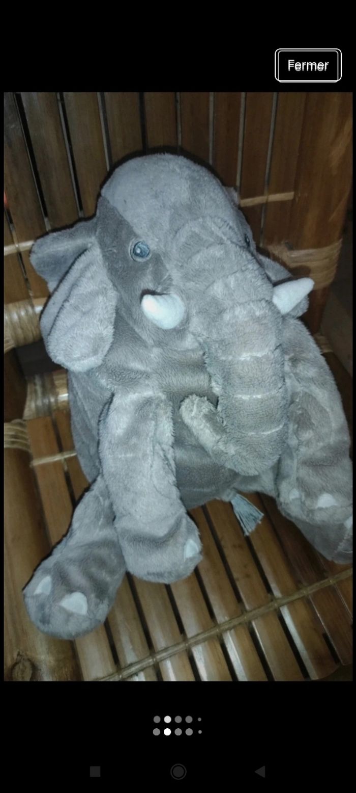 Très belle peluche éléphant p5 - photo numéro 6
