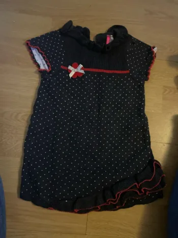 Robe en coton pour l’hiver fille 9 mois orchestra