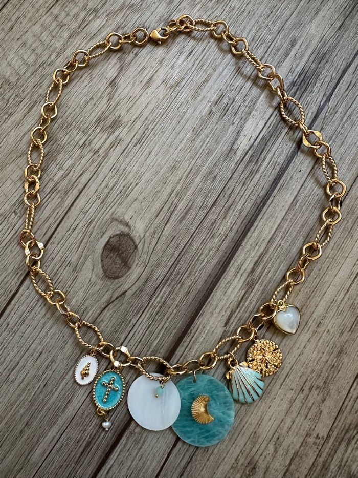 Collier l’atelier des dames breloques 45 cm - photo numéro 5