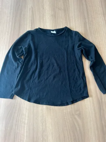 Haut manches longues noir Zara 9 ans