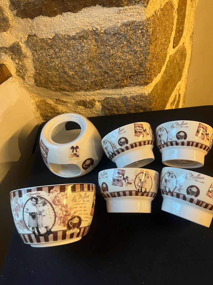 Set à fondue au chocolat Sweet Moments Vintage pour 4 personnes - photo numéro 7