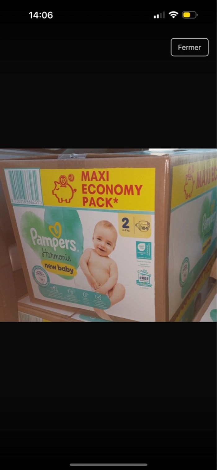 couche pampers taille 2