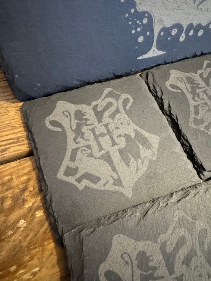 Ensemble ardoise et 6 dessous de verre Dobby Harry Potter - photo numéro 4