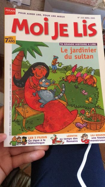 Livre moi je lis le jardinier du sultan numéro 210