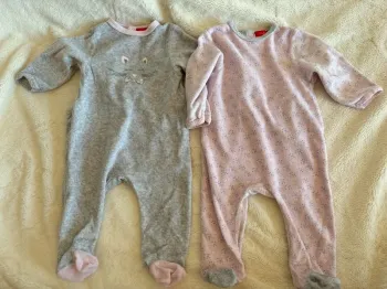 Lot Pyjama tissaia - taille 6 mois
