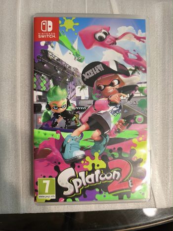 Jeu Switch Splatoon 2 comme neuf servi 1 fois