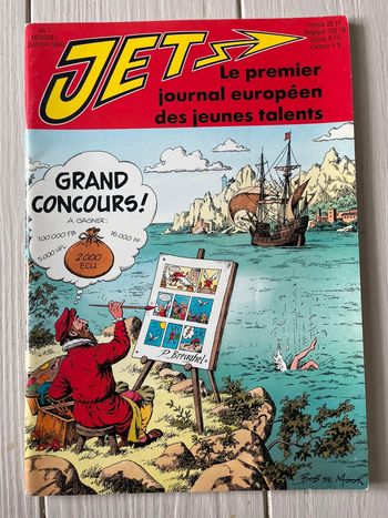BD JET le premier journal européen des jeunes talents # 1 (1990) Bob De Moor.
