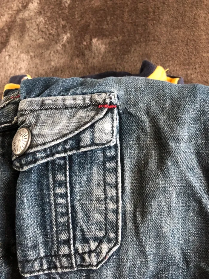 Ensemble T-shirt ml et jean 12 mois - photo numéro 7