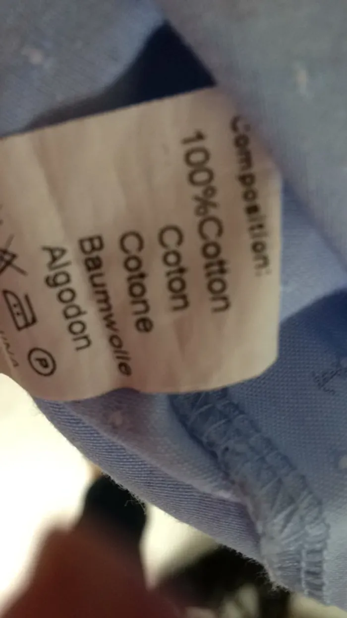 Chemise motif ancre coton - photo numéro 3