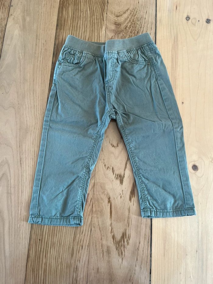 🌿 Pantalon vert kaki – 18 mois – NPO Baby 👶