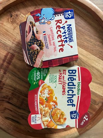Lot de repas bébé