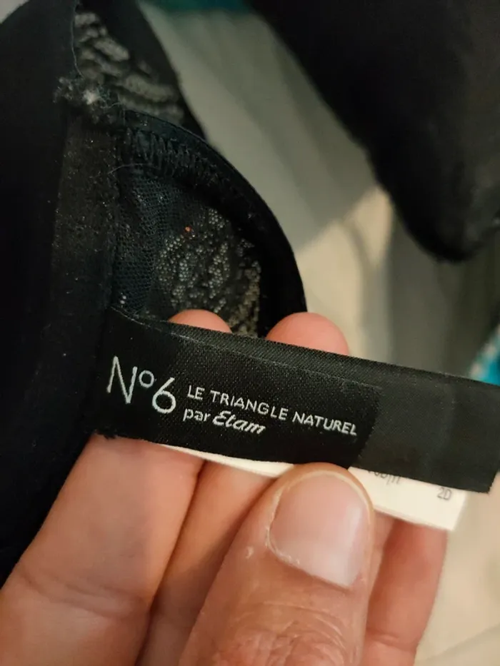 Soutien gorge Etam n°6 85D triangle naturel neuf - photo numéro 7