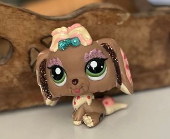 Little petshop cocker à paillettes # 2155