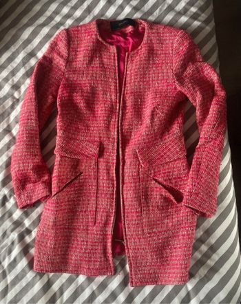 Manteau rose Zara