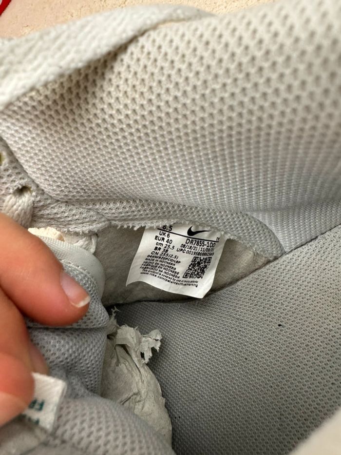 Nike Dunk High Rétro Grey Fog Taille 40 - photo numéro 11