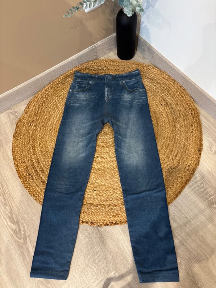 Legging femme effet jeans taille S - photo numéro 2