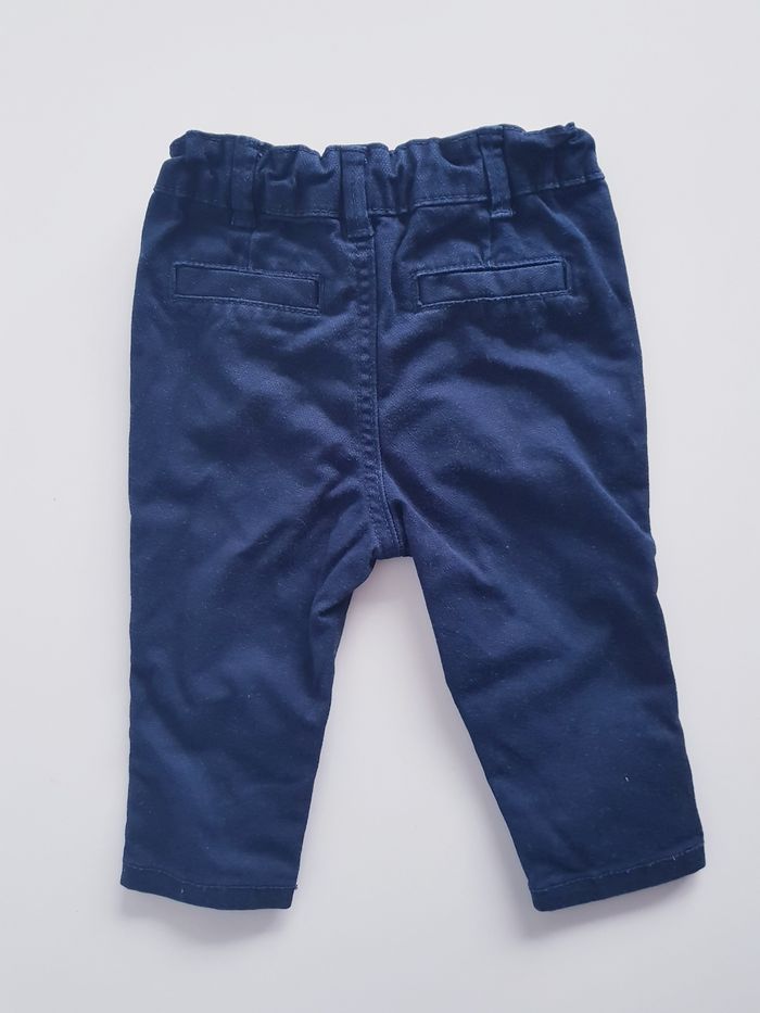Kiabi - Pantalon droit - Bleu marine (9 mois) - photo numéro 4