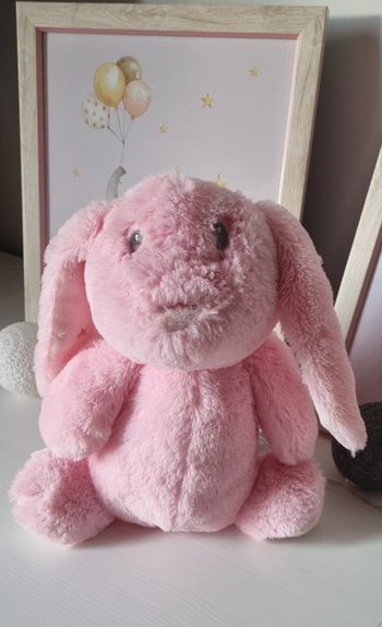 Doudou lapin rose