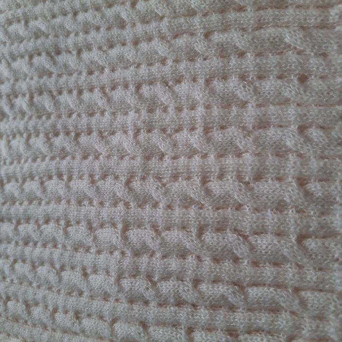 Robe d'hiver centré crème en tricot – Manches longues - photo numéro 4