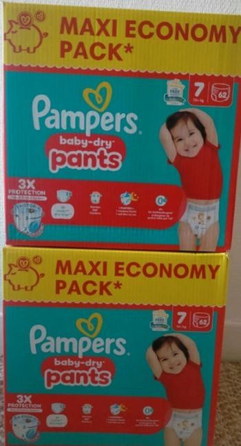 Couches pampers baby dry pants T7