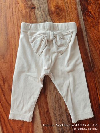 Legging couleur crème