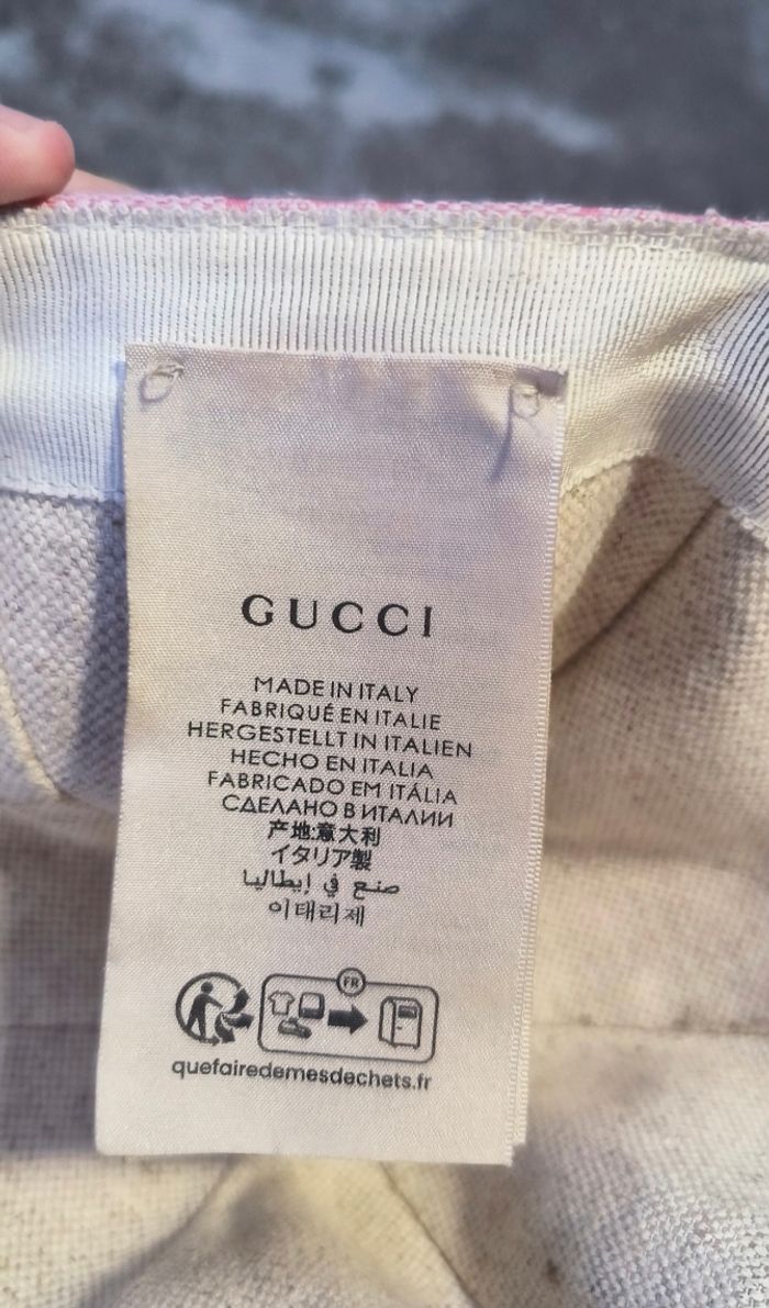 Casquette gucci rose - photo numéro 10