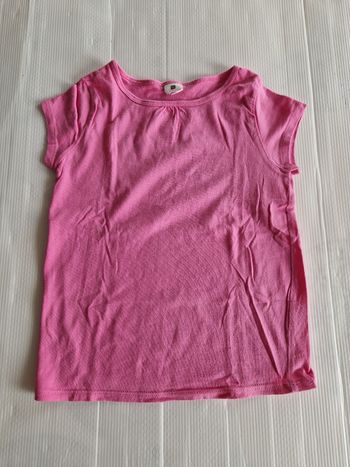 Tee shirt rose 5 ans