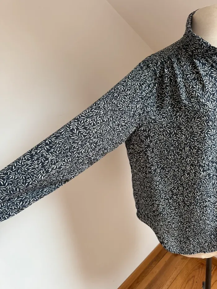 Superbe chemise fleurie fluide H&M collab Morris & co neuve 44 - photo numéro 3