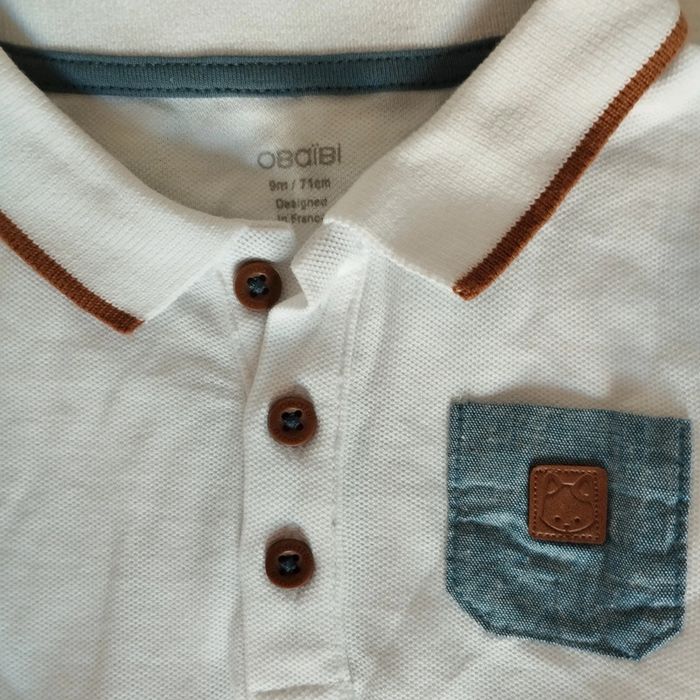Polo+ t-shirt obaibi 71 thème lettres - photo numéro 2