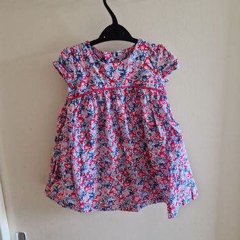 23 mois robe fleuri