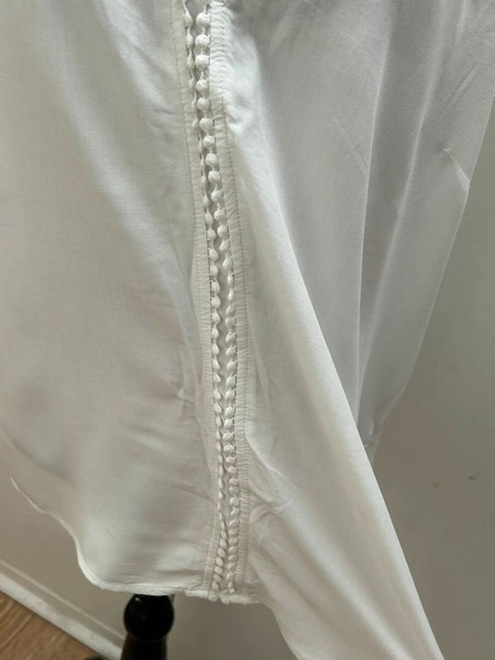 Débardeur sans manches en viscose blanc gémo femme XL été - photo numéro 2