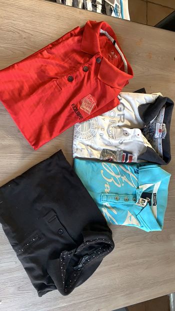 Lot de 4 polo manches courtes taille M