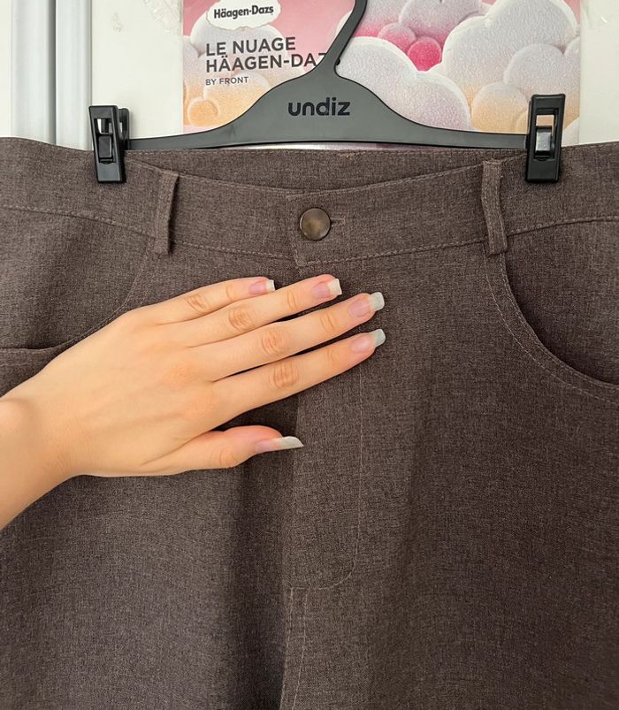 Pantalon de costume, marron, LA CITY, 42 - photo numéro 5