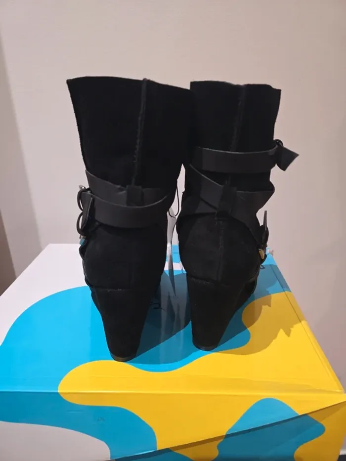 Boots noir chocolate Schubar taille 39 - photo numéro 3