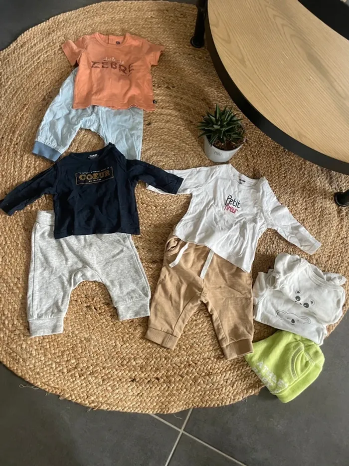 Lot 3 mois garçon / mixte