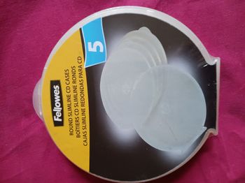 coffret de 5 boitiers vierge slimline neuf