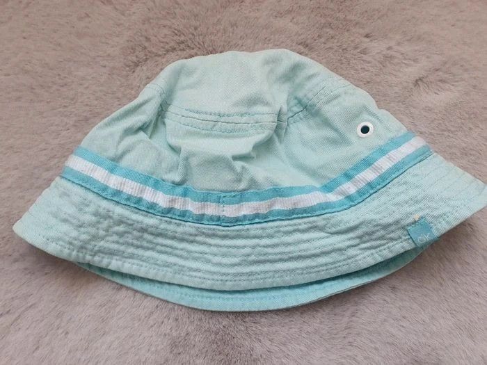 Chapeau bob turquoise Okaïdi taille 52 - photo numéro 2