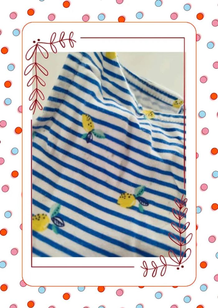 Robe a rayures 6 mois - photo numéro 2